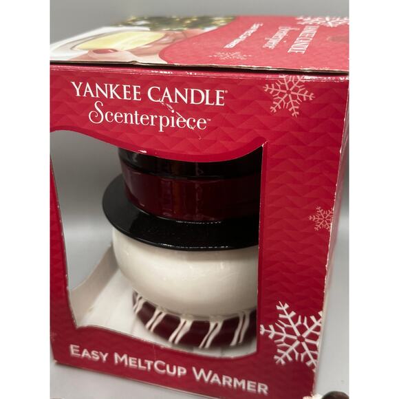 Yankee Candle Scenterpiece Jack Frost Snowman Easy MeltCup Warmer NEW - Picture 3 of 5